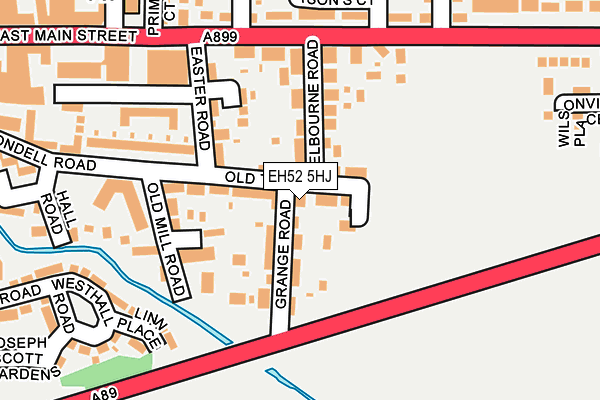 EH52 5HJ map - OS OpenMap – Local (Ordnance Survey) EH52 5HJ map - OS OpenMap – Local (Ordnance Survey)