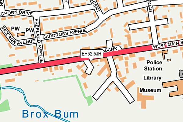 EH52 5JH map - OS OpenMap – Local (Ordnance Survey) EH52 5JH map - OS OpenMap – Local (Ordnance Survey)