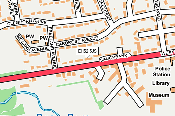EH52 5JS map - OS OpenMap – Local (Ordnance Survey) EH52 5JS map - OS OpenMap – Local (Ordnance Survey)