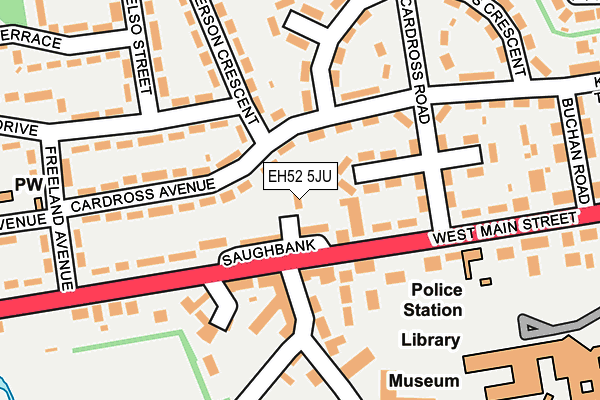 EH52 5JU map - OS OpenMap – Local (Ordnance Survey) EH52 5JU map - OS OpenMap – Local (Ordnance Survey)