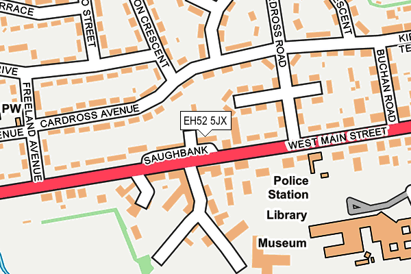 EH52 5JX map - OS OpenMap – Local (Ordnance Survey) EH52 5JX map - OS OpenMap – Local (Ordnance Survey)