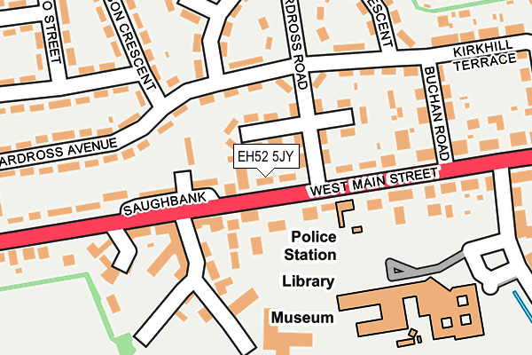 EH52 5JY map - OS OpenMap – Local (Ordnance Survey) EH52 5JY map - OS OpenMap – Local (Ordnance Survey)
