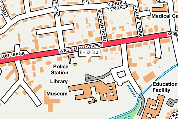EH52 5LJ map - OS OpenMap – Local (Ordnance Survey) EH52 5LJ map - OS OpenMap – Local (Ordnance Survey)