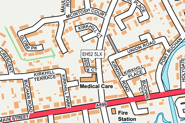 EH52 5LX map - OS OpenMap – Local (Ordnance Survey) EH52 5LX map - OS OpenMap – Local (Ordnance Survey)