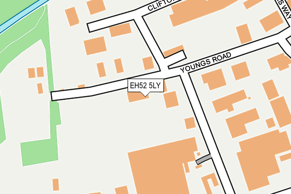EH52 5LY map - OS OpenMap – Local (Ordnance Survey)
