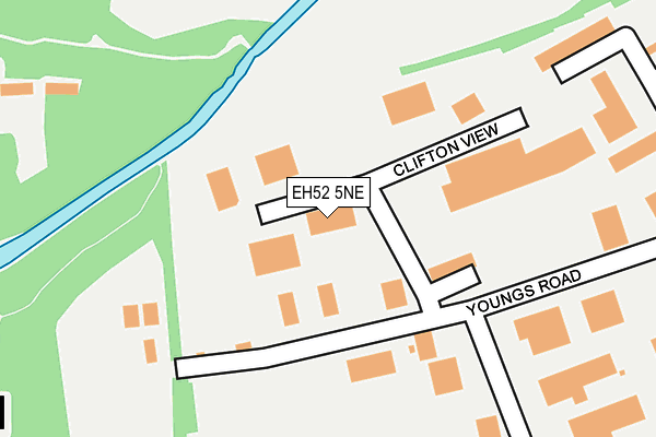 EH52 5NE map - OS OpenMap – Local (Ordnance Survey) EH52 5NE map - OS OpenMap – Local (Ordnance Survey)