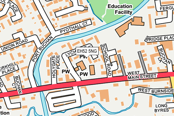 EH52 5NG map - OS OpenMap – Local (Ordnance Survey) EH52 5NG map - OS OpenMap – Local (Ordnance Survey)