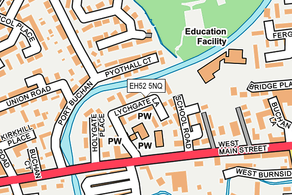EH52 5NQ map - OS OpenMap – Local (Ordnance Survey) EH52 5NQ map - OS OpenMap – Local (Ordnance Survey)