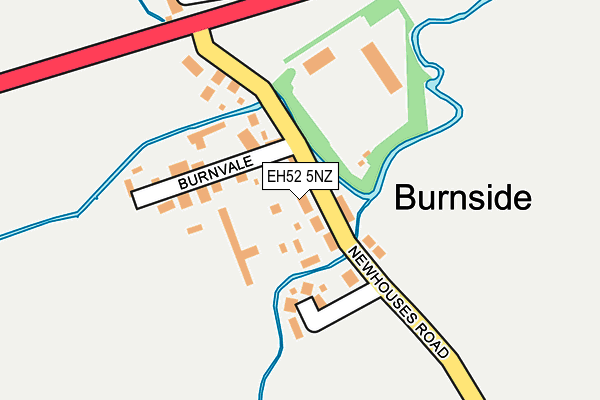 EH52 5NZ map - OS OpenMap – Local (Ordnance Survey) EH52 5NZ map - OS OpenMap – Local (Ordnance Survey)