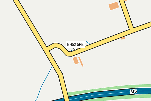EH52 5PB map - OS OpenMap – Local (Ordnance Survey) EH52 5PB map - OS OpenMap – Local (Ordnance Survey)