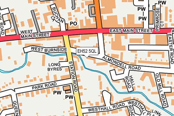 EH52 5QL map - OS OpenMap – Local (Ordnance Survey) EH52 5QL map - OS OpenMap – Local (Ordnance Survey)
