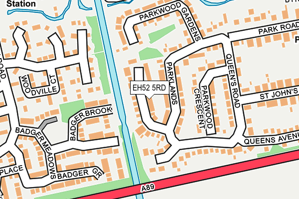 EH52 5RD map - OS OpenMap – Local (Ordnance Survey) EH52 5RD map - OS OpenMap – Local (Ordnance Survey)