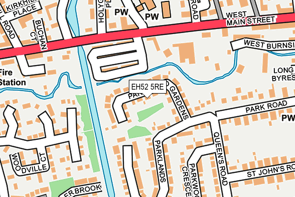 EH52 5RE map - OS OpenMap – Local (Ordnance Survey) EH52 5RE map - OS OpenMap – Local (Ordnance Survey)