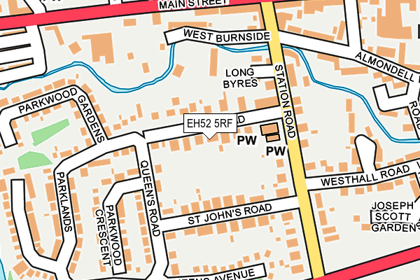EH52 5RF map - OS OpenMap – Local (Ordnance Survey) EH52 5RF map - OS OpenMap – Local (Ordnance Survey)