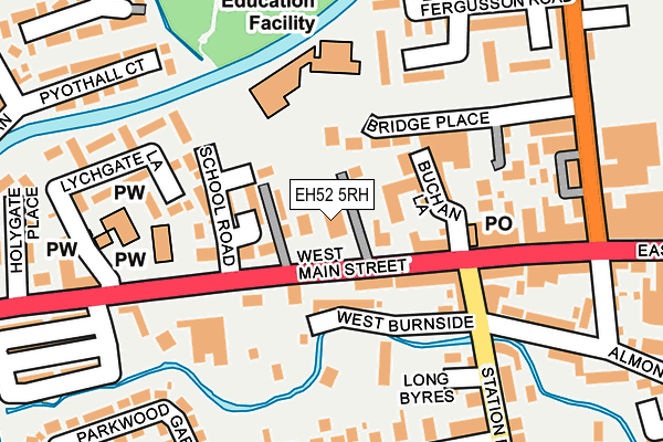 EH52 5RH map - OS OpenMap – Local (Ordnance Survey) EH52 5RH map - OS OpenMap – Local (Ordnance Survey)