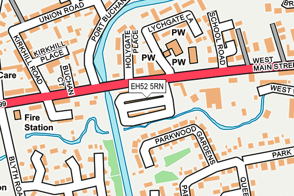 EH52 5RN map - OS OpenMap – Local (Ordnance Survey) EH52 5RN map - OS OpenMap – Local (Ordnance Survey)