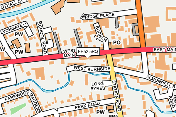 EH52 5RQ map - OS OpenMap – Local (Ordnance Survey) EH52 5RQ map - OS OpenMap – Local (Ordnance Survey)