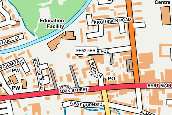 EH52 5RR map - OS OpenMap – Local (Ordnance Survey) EH52 5RR map - OS OpenMap – Local (Ordnance Survey)