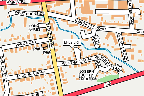 EH52 5RT map - OS OpenMap – Local (Ordnance Survey) EH52 5RT map - OS OpenMap – Local (Ordnance Survey)