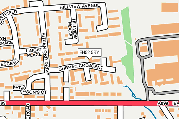 EH52 5RY map - OS OpenMap – Local (Ordnance Survey) EH52 5RY map - OS OpenMap – Local (Ordnance Survey)