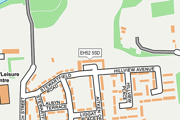 EH52 5SD map - OS OpenMap – Local (Ordnance Survey) EH52 5SD map - OS OpenMap – Local (Ordnance Survey)