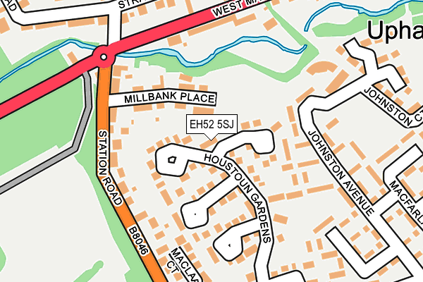 EH52 5SJ map - OS OpenMap – Local (Ordnance Survey) EH52 5SJ map - OS OpenMap – Local (Ordnance Survey)