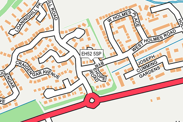 EH52 5SP map - OS OpenMap – Local (Ordnance Survey) EH52 5SP map - OS OpenMap – Local (Ordnance Survey)