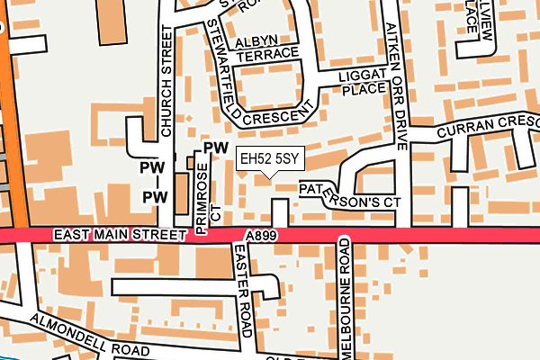 EH52 5SY map - OS OpenMap – Local (Ordnance Survey) EH52 5SY map - OS OpenMap – Local (Ordnance Survey)