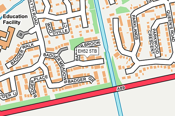 EH52 5TB map - OS OpenMap – Local (Ordnance Survey) EH52 5TB map - OS OpenMap – Local (Ordnance Survey)