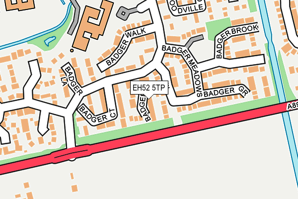 EH52 5TP map - OS OpenMap – Local (Ordnance Survey) EH52 5TP map - OS OpenMap – Local (Ordnance Survey)
