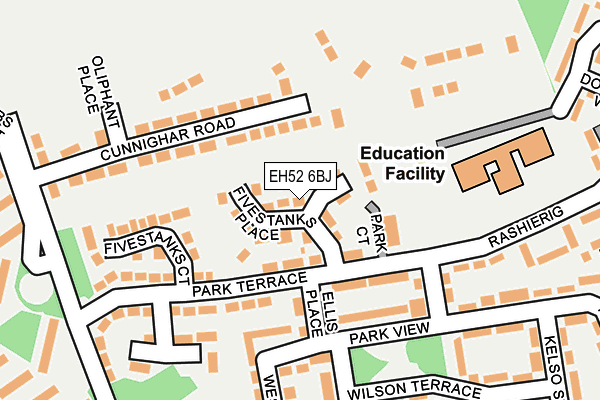 EH52 6BJ map - OS OpenMap – Local (Ordnance Survey) EH52 6BJ map - OS OpenMap – Local (Ordnance Survey)