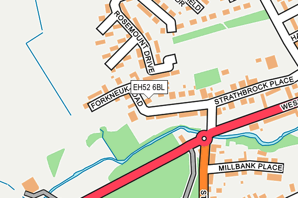 EH52 6BL map - OS OpenMap – Local (Ordnance Survey) EH52 6BL map - OS OpenMap – Local (Ordnance Survey)