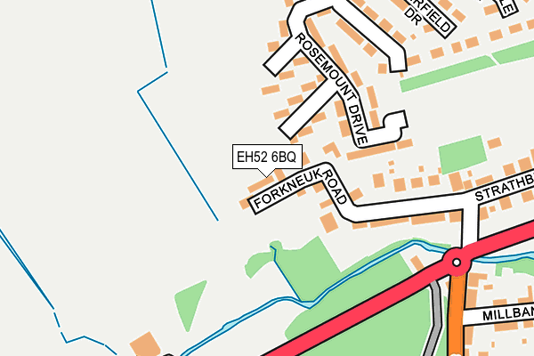 EH52 6BQ map - OS OpenMap – Local (Ordnance Survey) EH52 6BQ map - OS OpenMap – Local (Ordnance Survey)