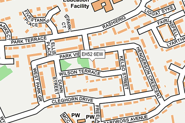 EH52 6EW map - OS OpenMap – Local (Ordnance Survey) EH52 6EW map - OS OpenMap – Local (Ordnance Survey)