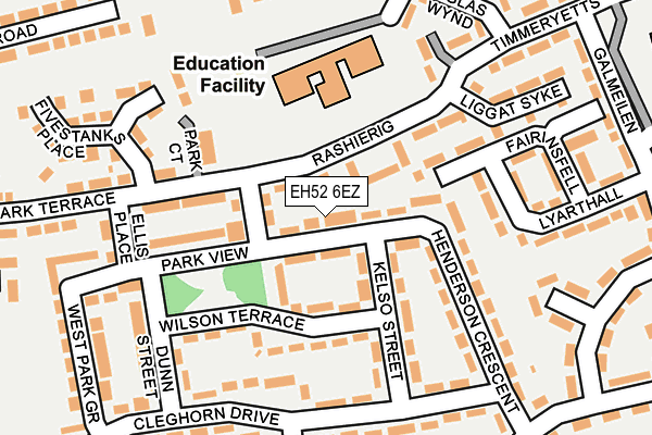 EH52 6EZ map - OS OpenMap – Local (Ordnance Survey) EH52 6EZ map - OS OpenMap – Local (Ordnance Survey)