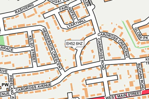 EH52 6HZ map - OS OpenMap – Local (Ordnance Survey) EH52 6HZ map - OS OpenMap – Local (Ordnance Survey)