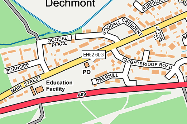 EH52 6LG map - OS OpenMap – Local (Ordnance Survey) EH52 6LG map - OS OpenMap – Local (Ordnance Survey)