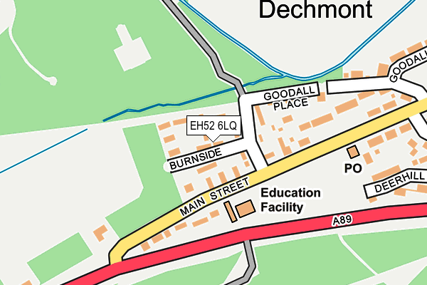 EH52 6LQ map - OS OpenMap – Local (Ordnance Survey) EH52 6LQ map - OS OpenMap – Local (Ordnance Survey)