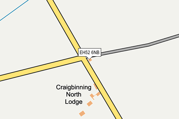 EH52 6NB map - OS OpenMap – Local (Ordnance Survey) EH52 6NB map - OS OpenMap – Local (Ordnance Survey)