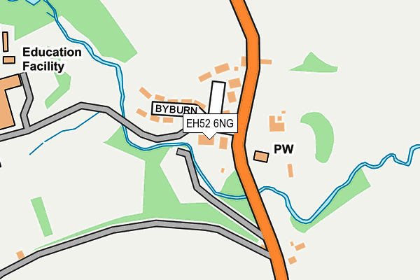 EH52 6NG map - OS OpenMap – Local (Ordnance Survey) EH52 6NG map - OS OpenMap – Local (Ordnance Survey)