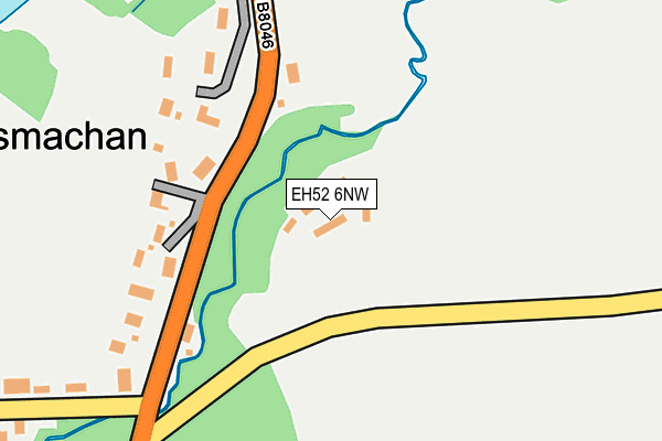 EH52 6NW map - OS OpenMap – Local (Ordnance Survey) EH52 6NW map - OS OpenMap – Local (Ordnance Survey)