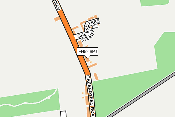 EH52 6PJ map - OS OpenMap – Local (Ordnance Survey) EH52 6PJ map - OS OpenMap – Local (Ordnance Survey)