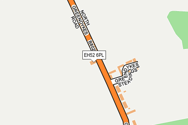 EH52 6PL map - OS OpenMap – Local (Ordnance Survey) EH52 6PL map - OS OpenMap – Local (Ordnance Survey)