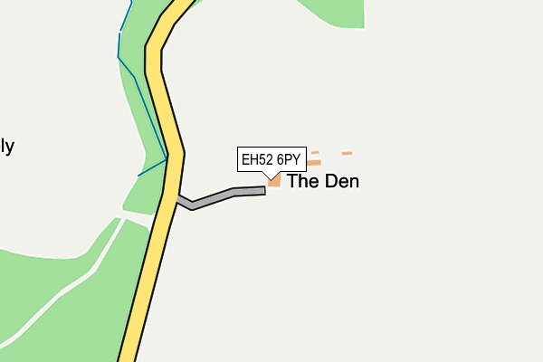 EH52 6PY map - OS OpenMap – Local (Ordnance Survey) EH52 6PY map - OS OpenMap – Local (Ordnance Survey)