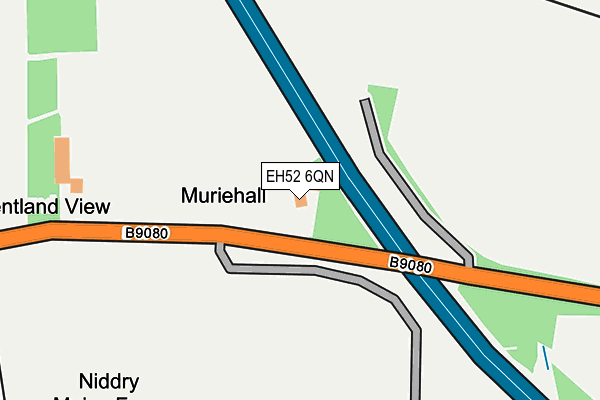 EH52 6QN map - OS OpenMap – Local (Ordnance Survey) EH52 6QN map - OS OpenMap – Local (Ordnance Survey)