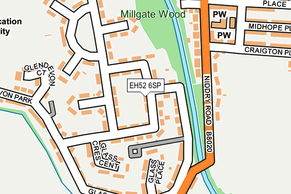 EH52 6SP map - OS OpenMap – Local (Ordnance Survey) EH52 6SP map - OS OpenMap – Local (Ordnance Survey)