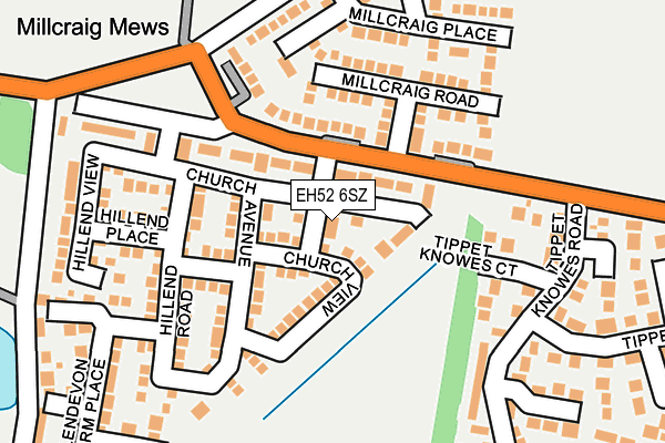 EH52 6SZ map - OS OpenMap – Local (Ordnance Survey) EH52 6SZ map - OS OpenMap – Local (Ordnance Survey)