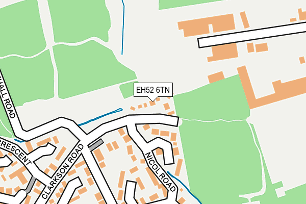 EH52 6TN map - OS OpenMap – Local (Ordnance Survey) EH52 6TN map - OS OpenMap – Local (Ordnance Survey)