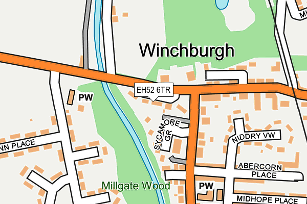 EH52 6TR map - OS OpenMap – Local (Ordnance Survey) EH52 6TR map - OS OpenMap – Local (Ordnance Survey)