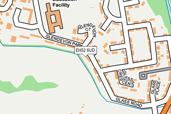EH52 6UD map - OS OpenMap – Local (Ordnance Survey) EH52 6UD map - OS OpenMap – Local (Ordnance Survey)